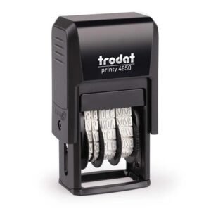 Carimbo Datador Automático com placa de texto Trodat 4850 – 25x5mm