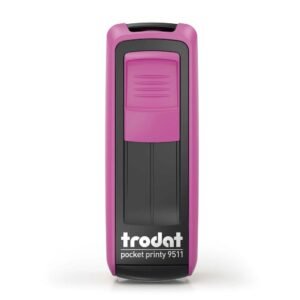 Trodat Pocket 9511 Rosa-Preto – 38x14mm